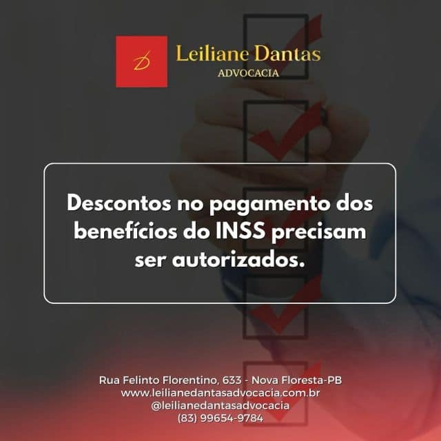 Verificou descontos que você não autorizou no seu benefício do INSS?
Procure um profissional especializado para te orientar. 💡#ldadv