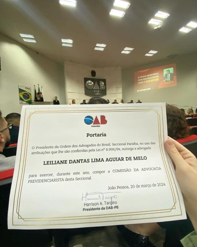 Seguimos, mais um ano, compondo, com orgulho e alegria, a Comissão de Direito Previdenciário da @oabpb . Ao trabalho! ✨ #ldadv